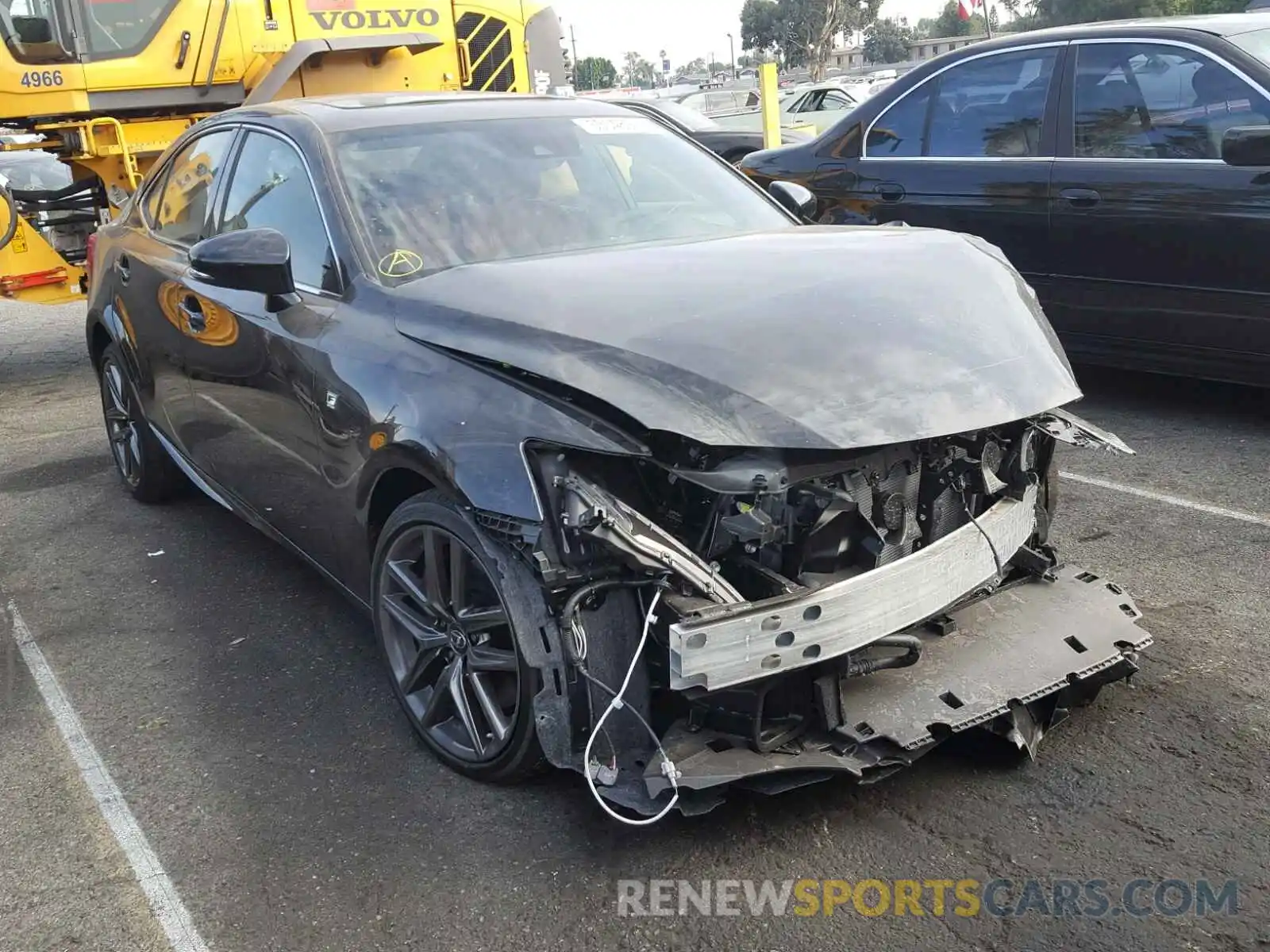 1 Photograph of a damaged car JTHBA1D25K5085249 LEXUS IS 2019