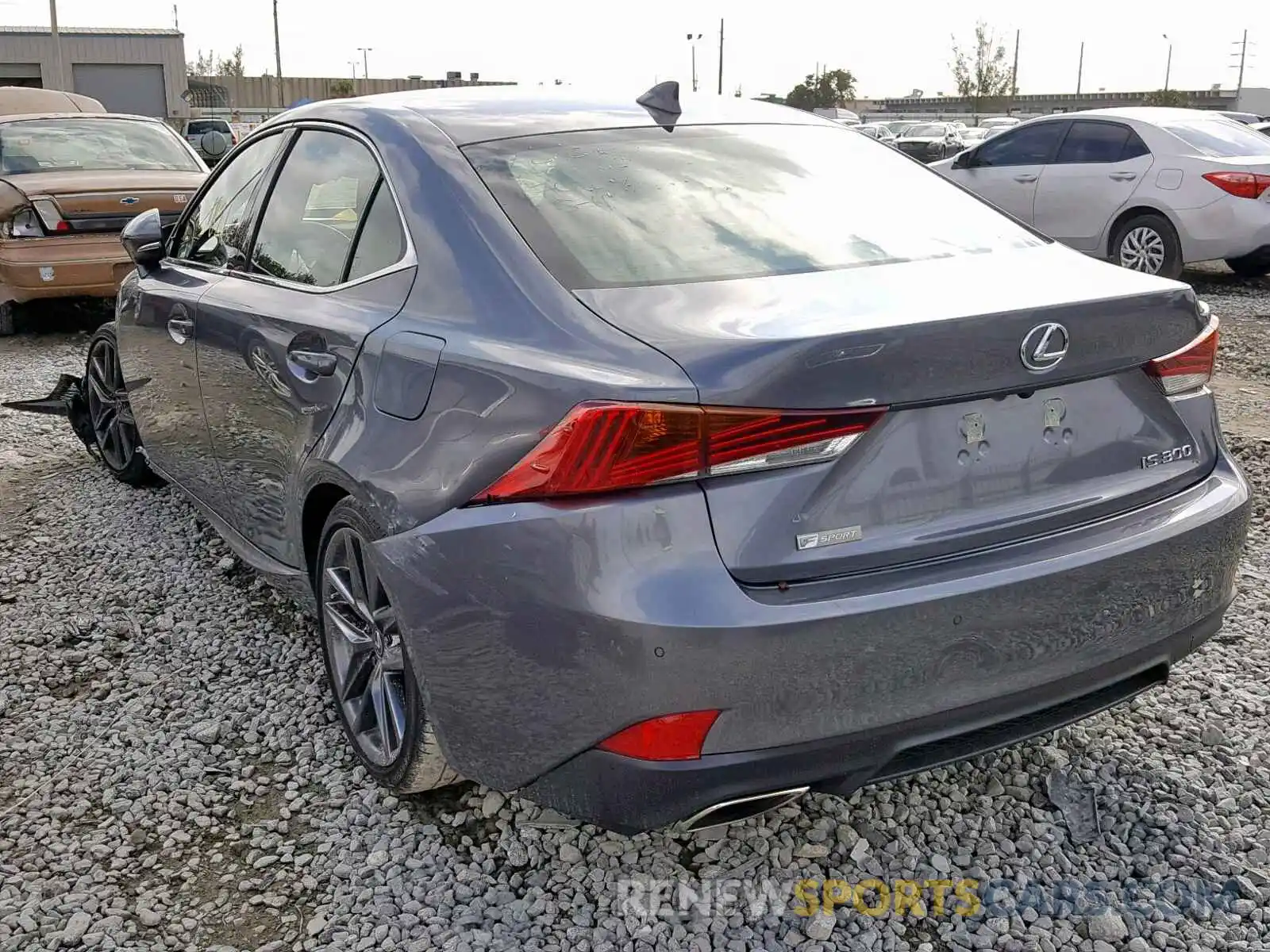 3 Photograph of a damaged car JTHBA1D25K5087017 LEXUS IS 2019