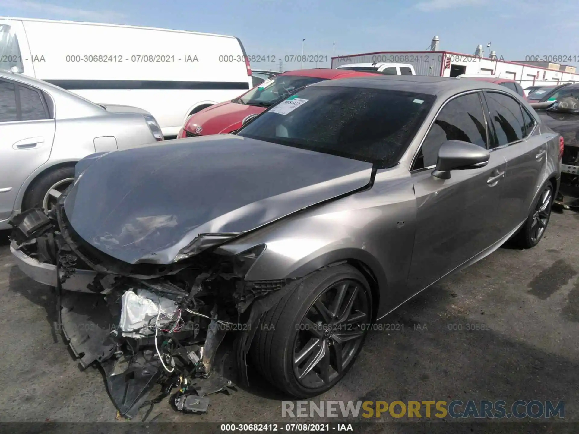 2 Photograph of a damaged car JTHBA1D25K5089530 LEXUS IS 2019