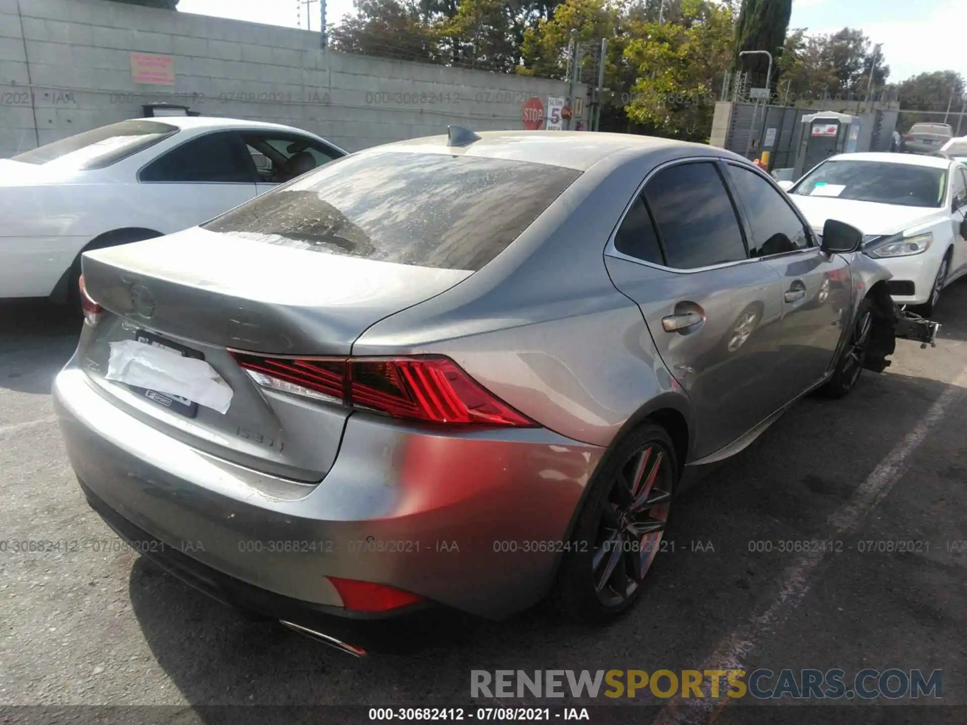 4 Photograph of a damaged car JTHBA1D25K5089530 LEXUS IS 2019