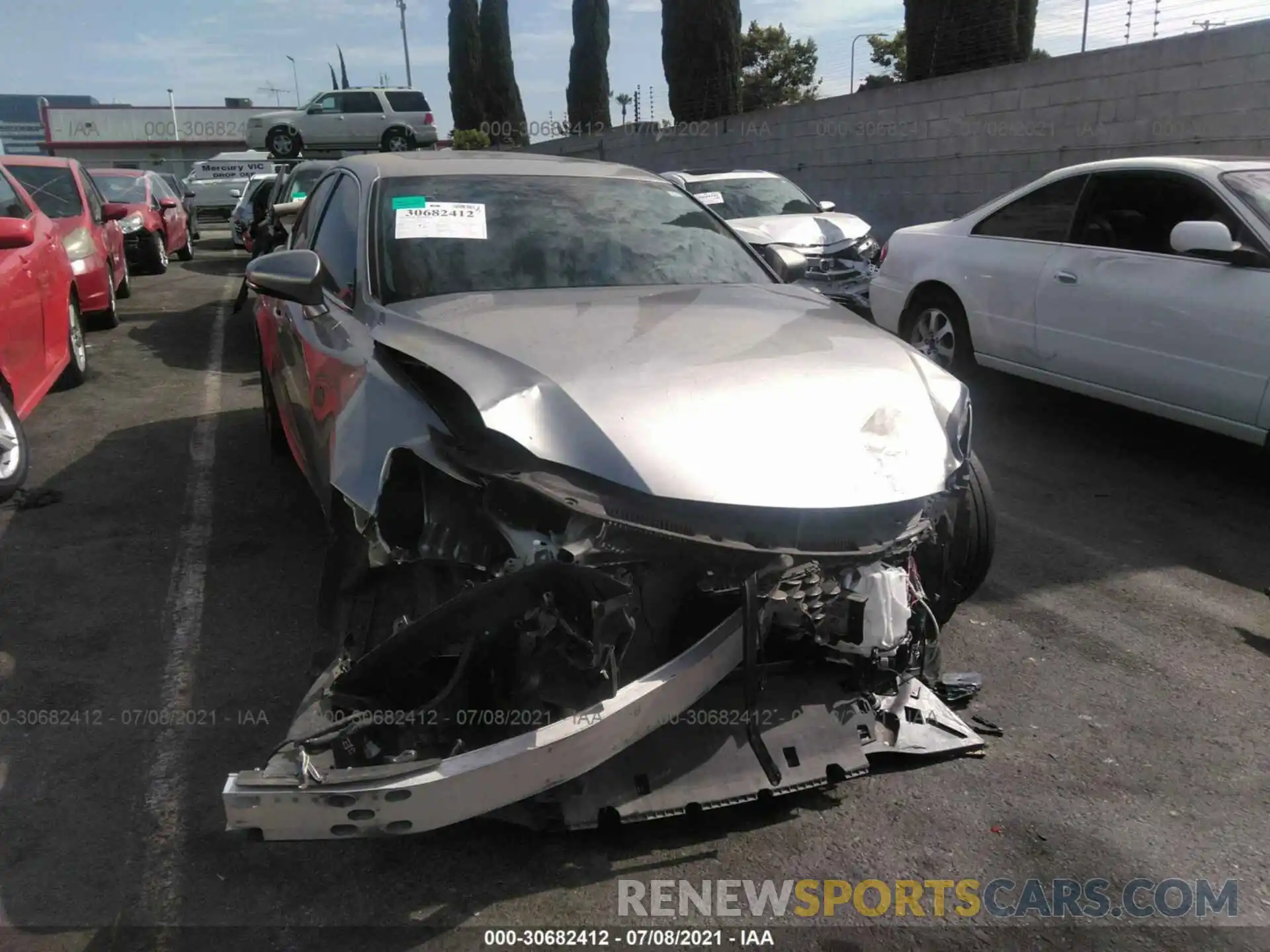 6 Photograph of a damaged car JTHBA1D25K5089530 LEXUS IS 2019