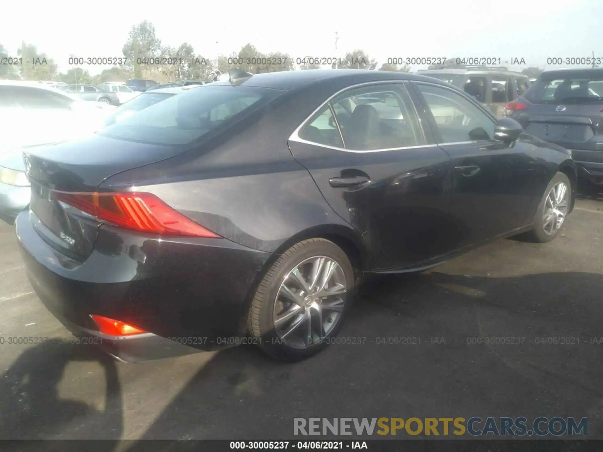 4 Photograph of a damaged car JTHBA1D25K5090418 LEXUS IS 2019