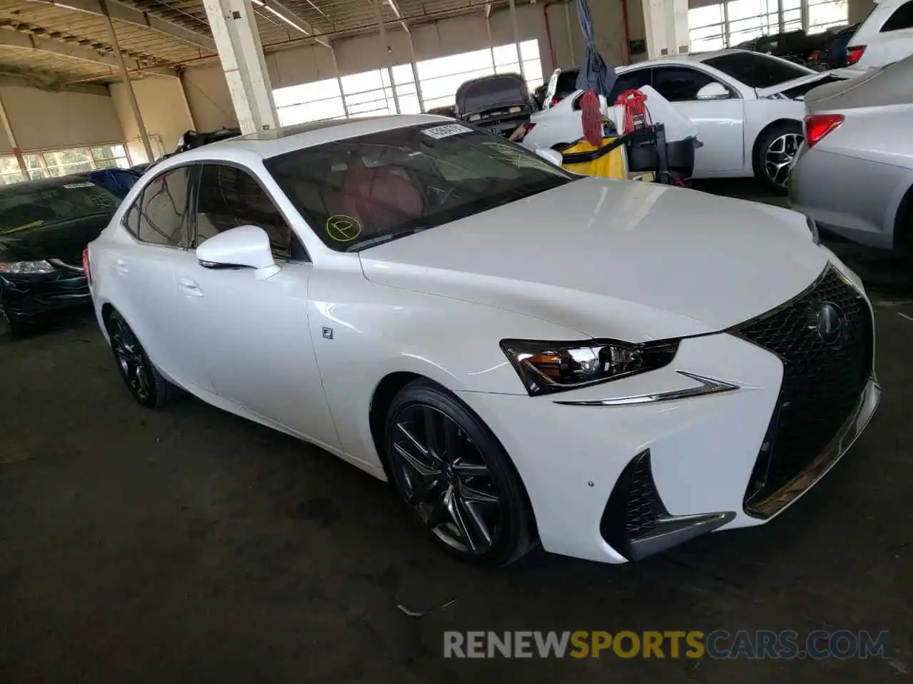 1 Photograph of a damaged car JTHBA1D25K5090595 LEXUS IS 2019