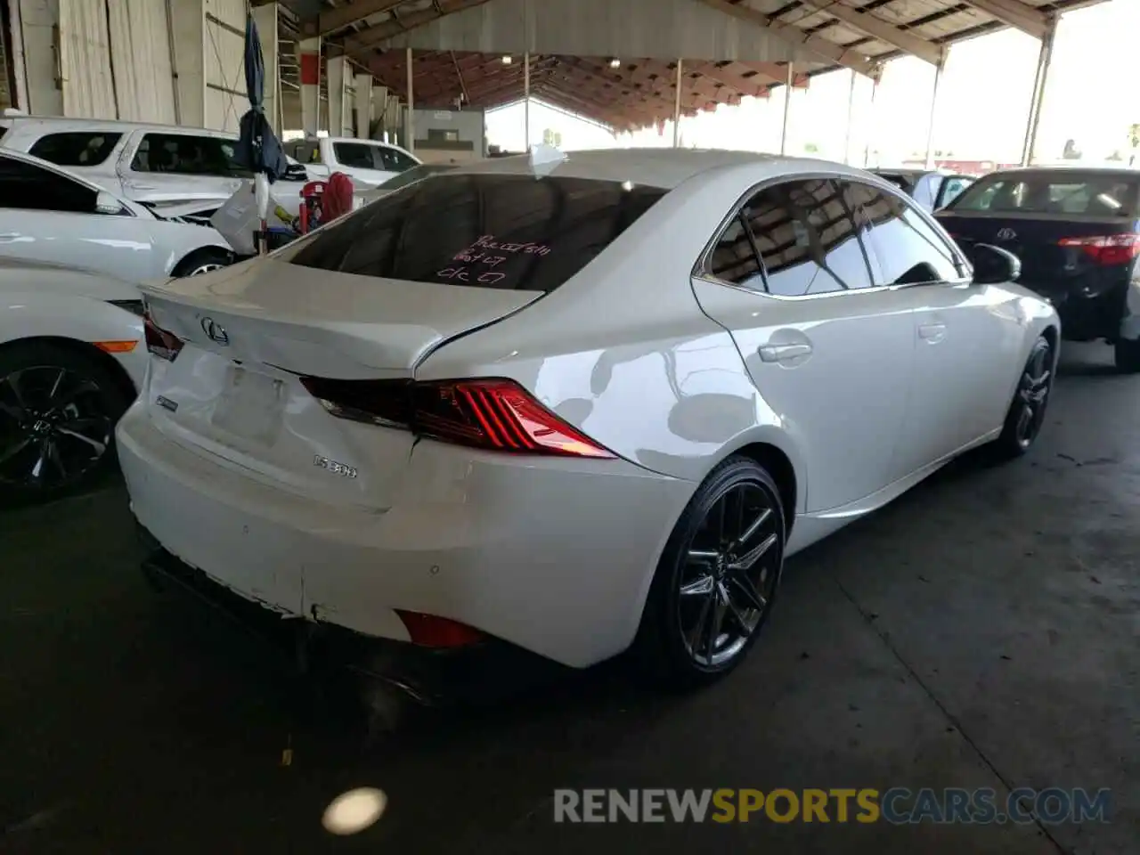 4 Photograph of a damaged car JTHBA1D25K5090595 LEXUS IS 2019