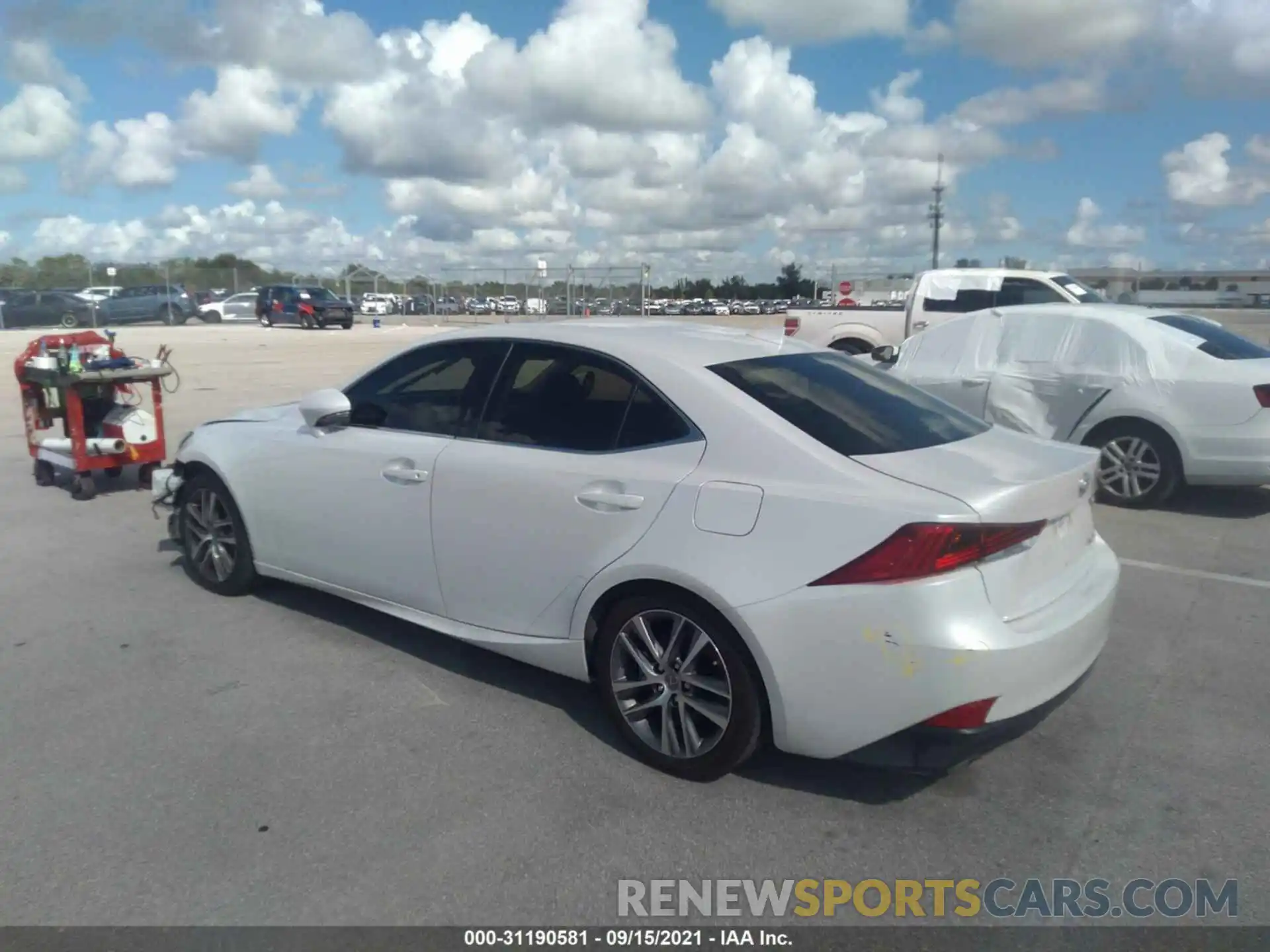 3 Photograph of a damaged car JTHBA1D25K5091438 LEXUS IS 2019