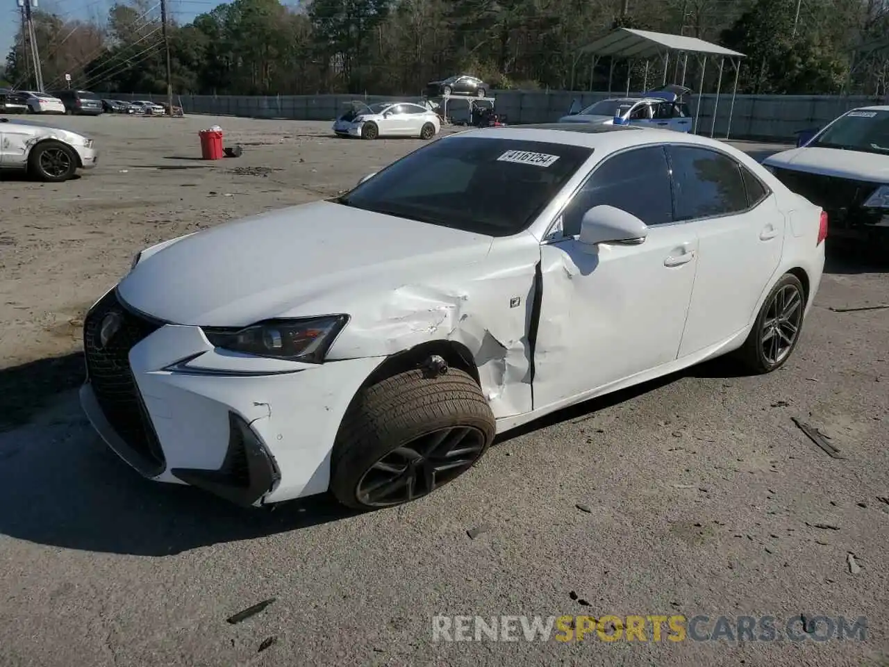 1 Photograph of a damaged car JTHBA1D25K5091505 LEXUS IS 2019