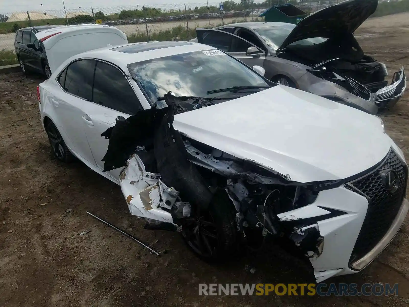 1 Photograph of a damaged car JTHBA1D25K5092668 LEXUS IS 2019