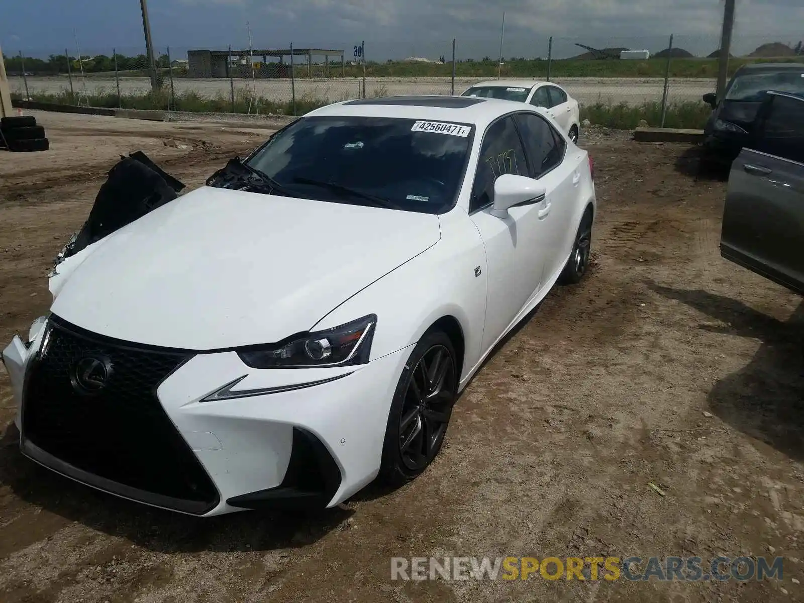 2 Photograph of a damaged car JTHBA1D25K5092668 LEXUS IS 2019