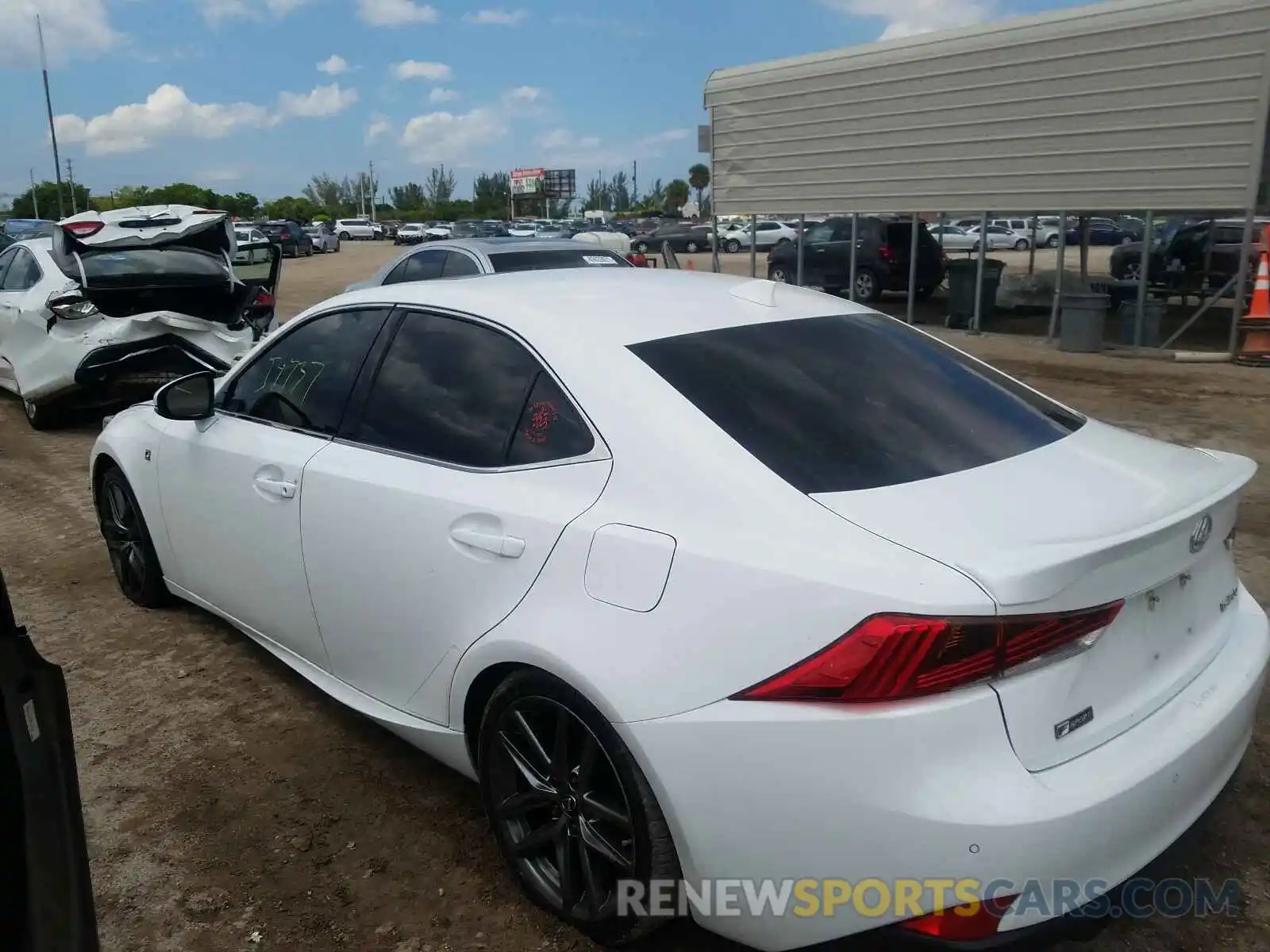 3 Photograph of a damaged car JTHBA1D25K5092668 LEXUS IS 2019