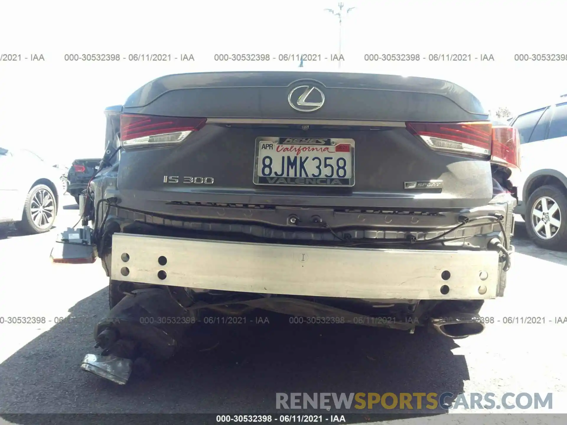 11 Photograph of a damaged car JTHBA1D25K5093299 LEXUS IS 2019