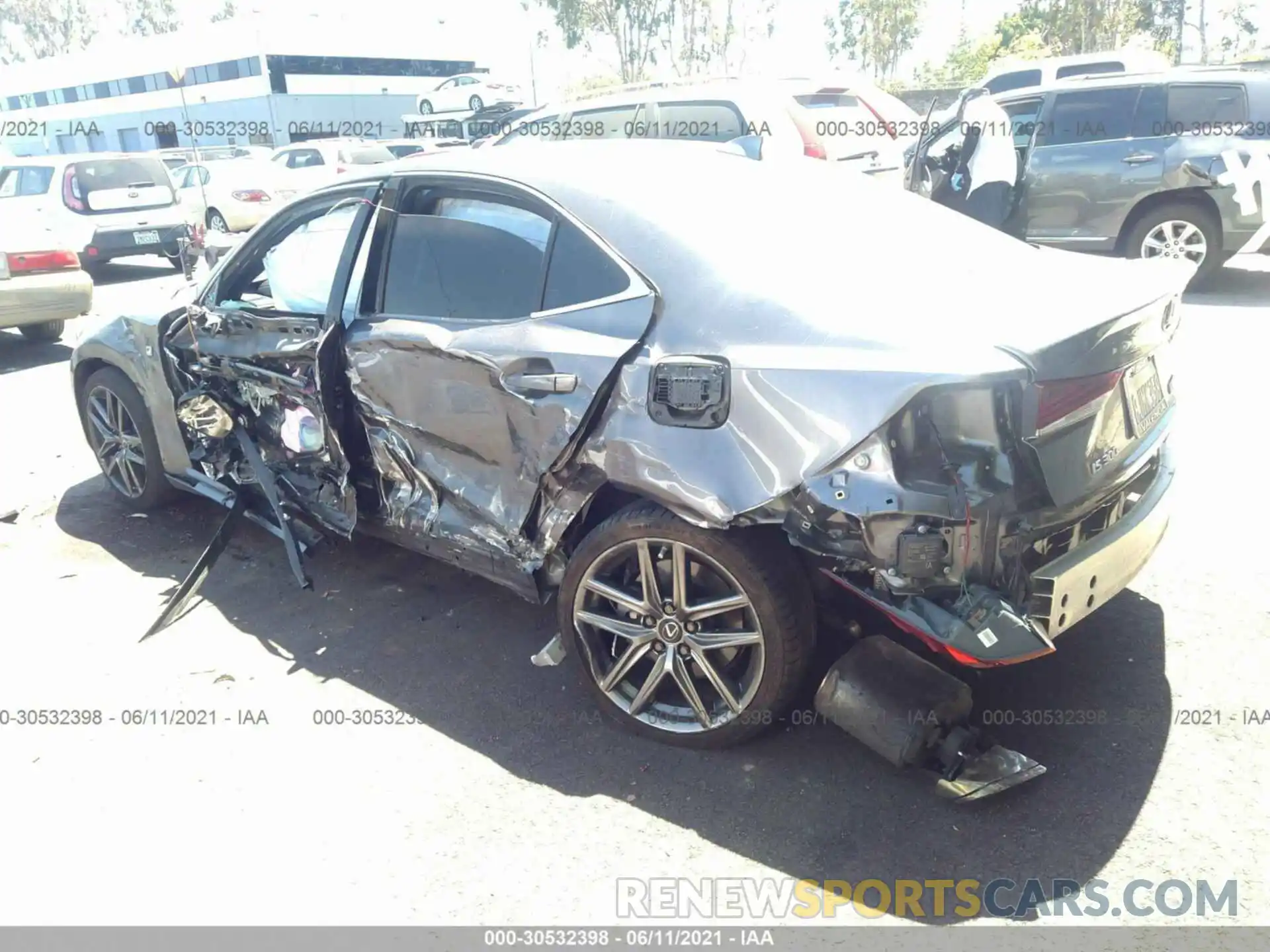 3 Photograph of a damaged car JTHBA1D25K5093299 LEXUS IS 2019