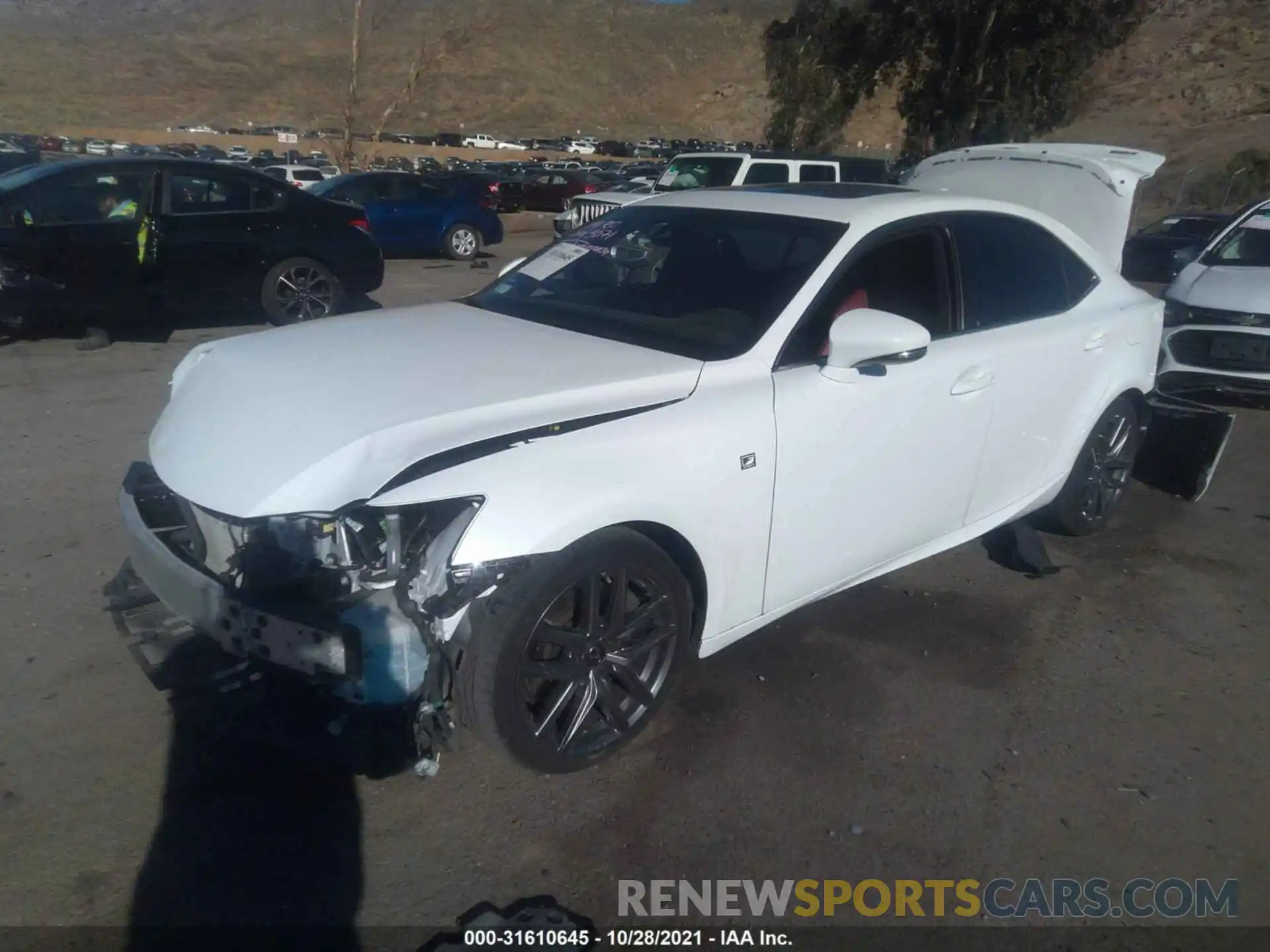 2 Photograph of a damaged car JTHBA1D25K5093397 LEXUS IS 2019