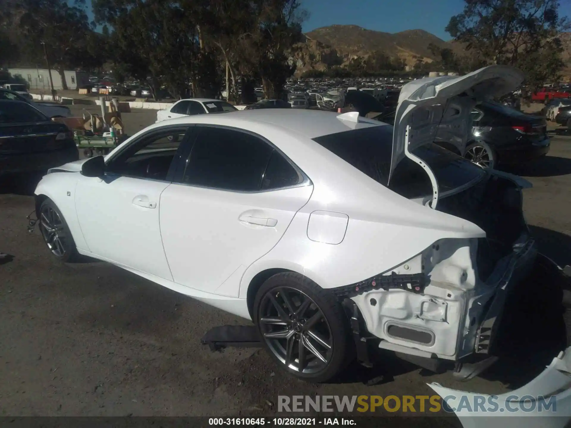 3 Photograph of a damaged car JTHBA1D25K5093397 LEXUS IS 2019