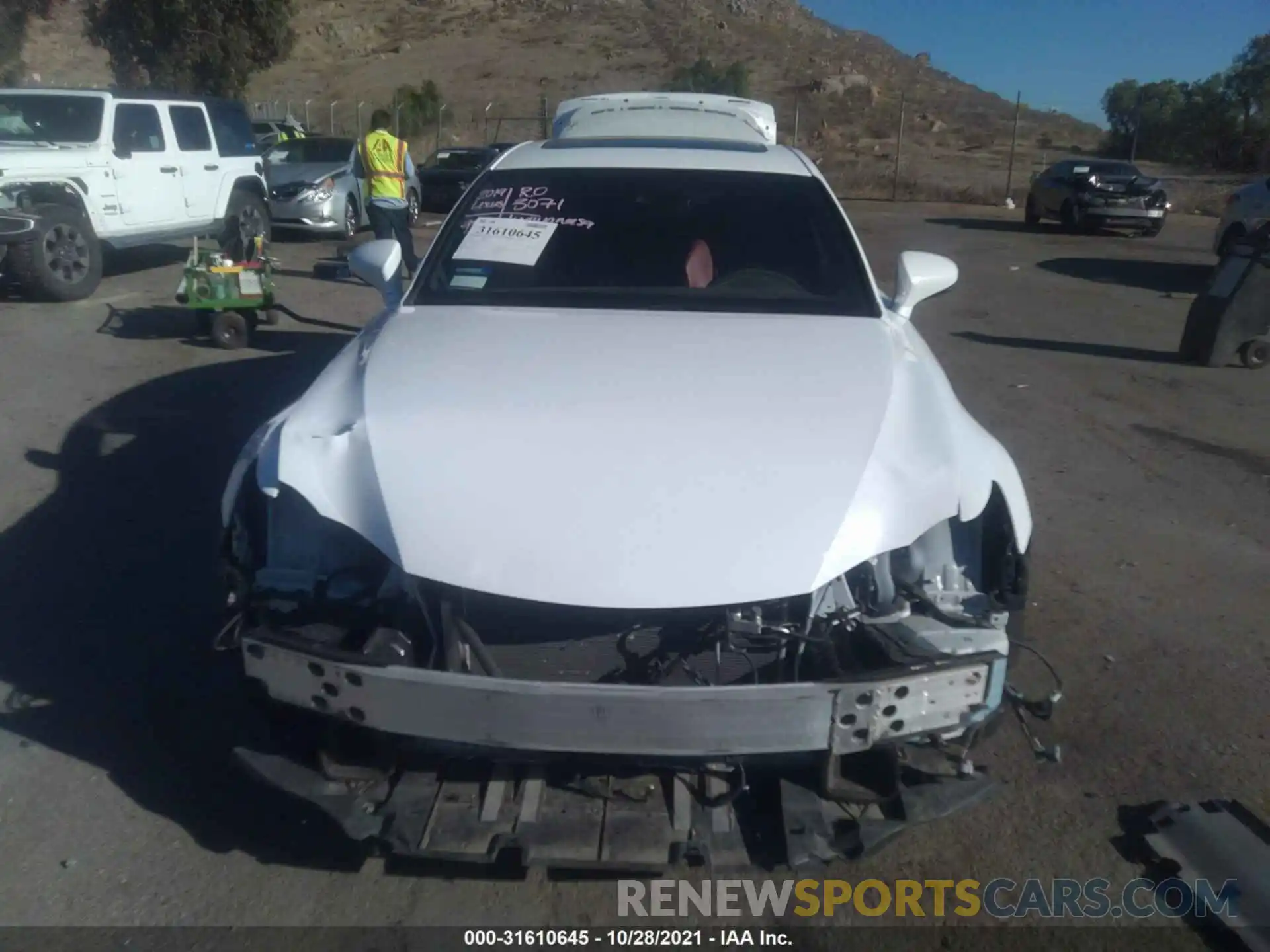 6 Photograph of a damaged car JTHBA1D25K5093397 LEXUS IS 2019