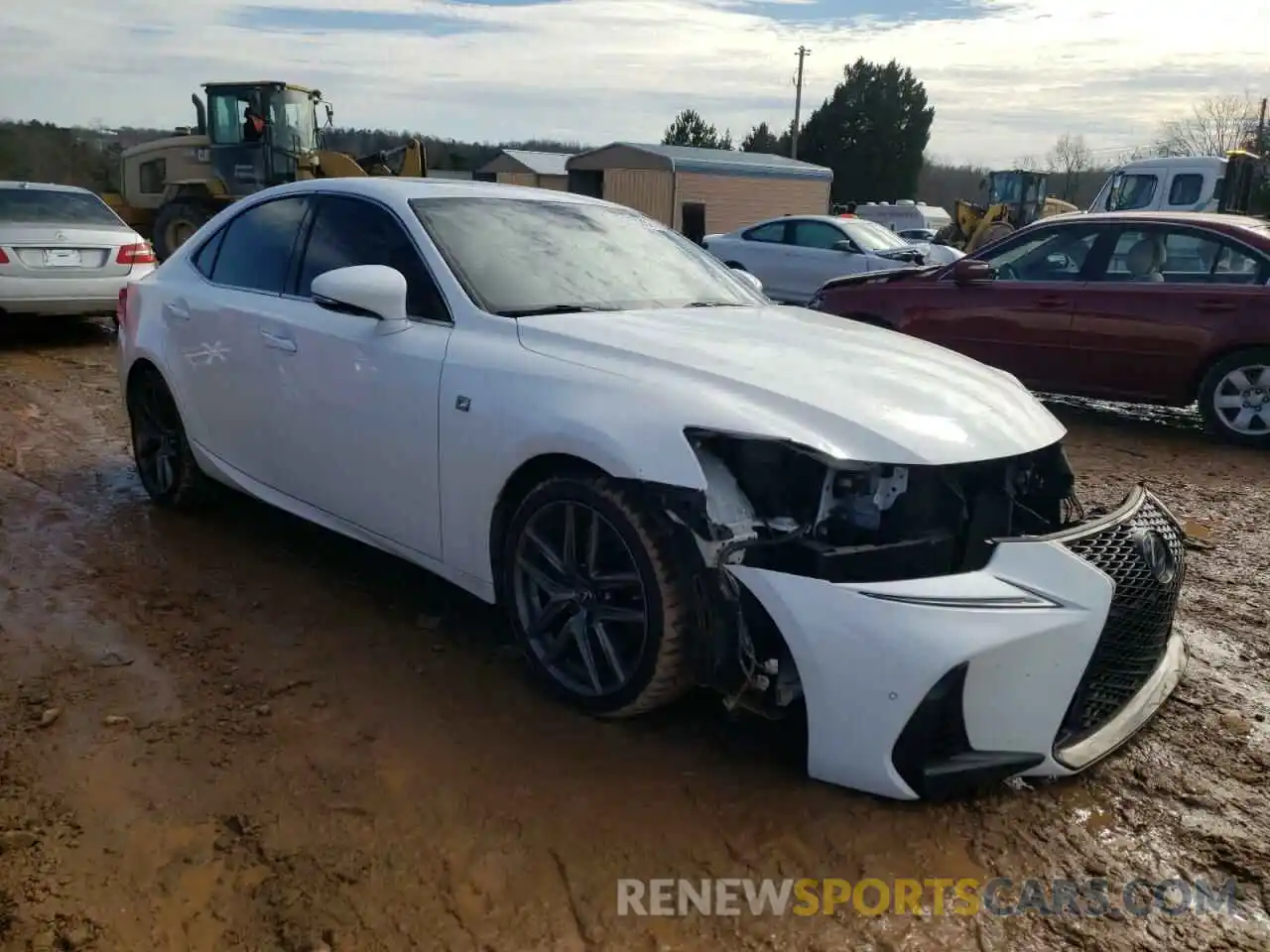 1 Photograph of a damaged car JTHBA1D25K5093657 LEXUS IS 2019