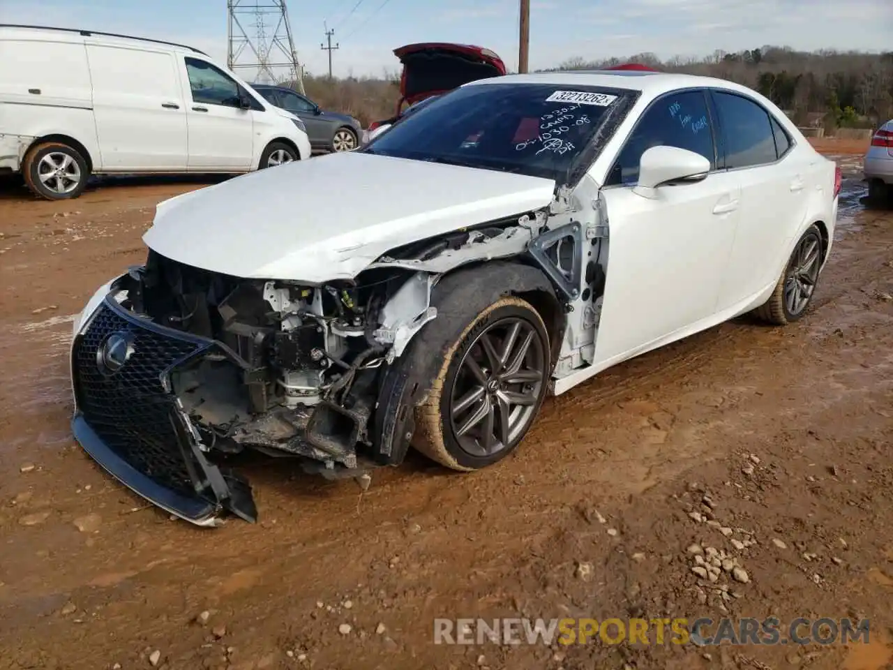 2 Photograph of a damaged car JTHBA1D25K5093657 LEXUS IS 2019