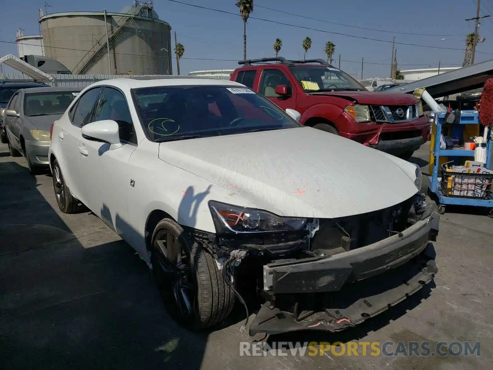 1 Photograph of a damaged car JTHBA1D25K5093755 LEXUS IS 2019