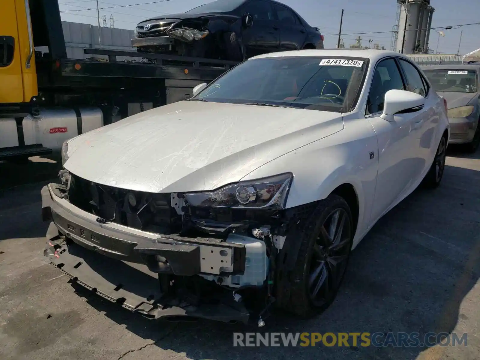 2 Photograph of a damaged car JTHBA1D25K5093755 LEXUS IS 2019