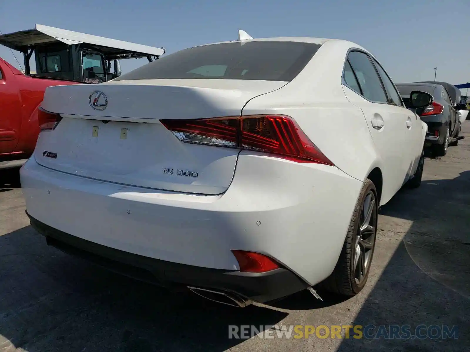 4 Photograph of a damaged car JTHBA1D25K5093755 LEXUS IS 2019