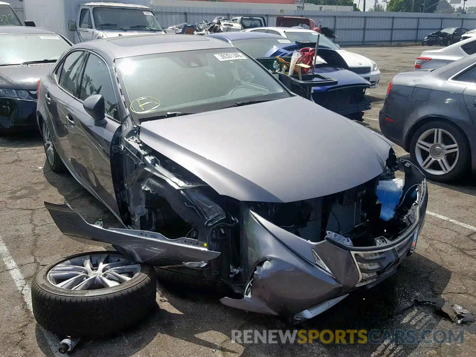 1 Photograph of a damaged car JTHBA1D25K5094713 LEXUS IS 2019