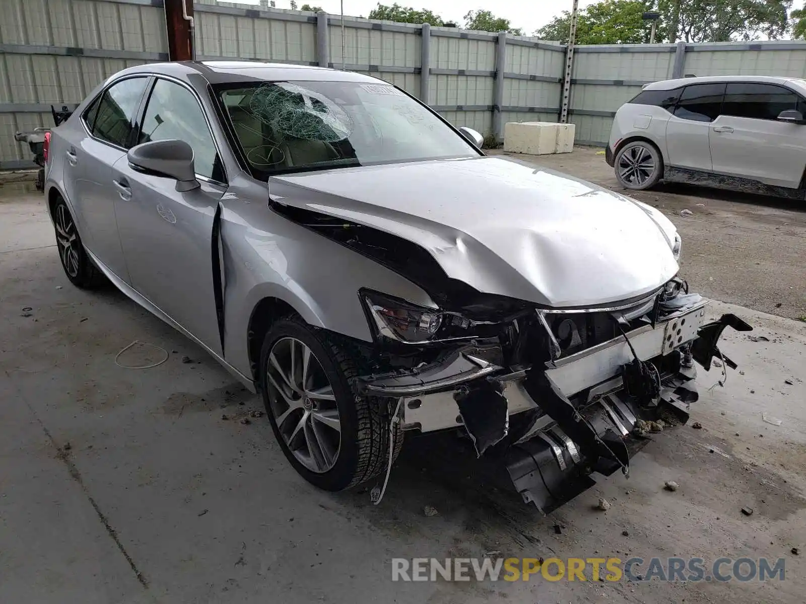 1 Photograph of a damaged car JTHBA1D25K5096039 LEXUS IS 2019