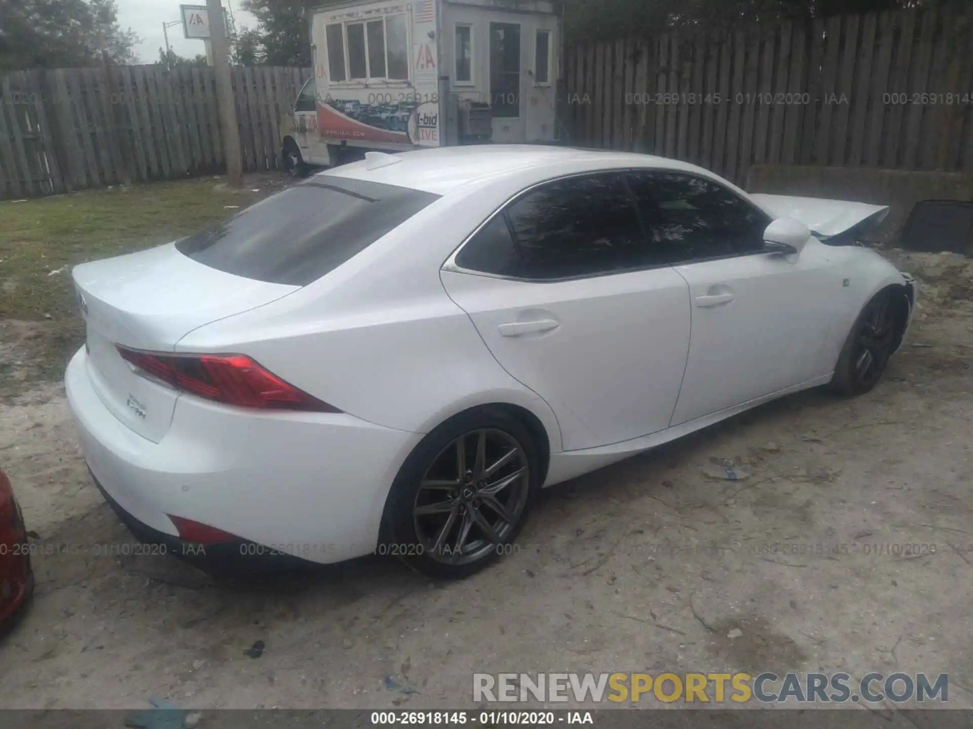 4 Фотография поврежденного автомобиля JTHBA1D25K5096168 LEXUS IS 2019