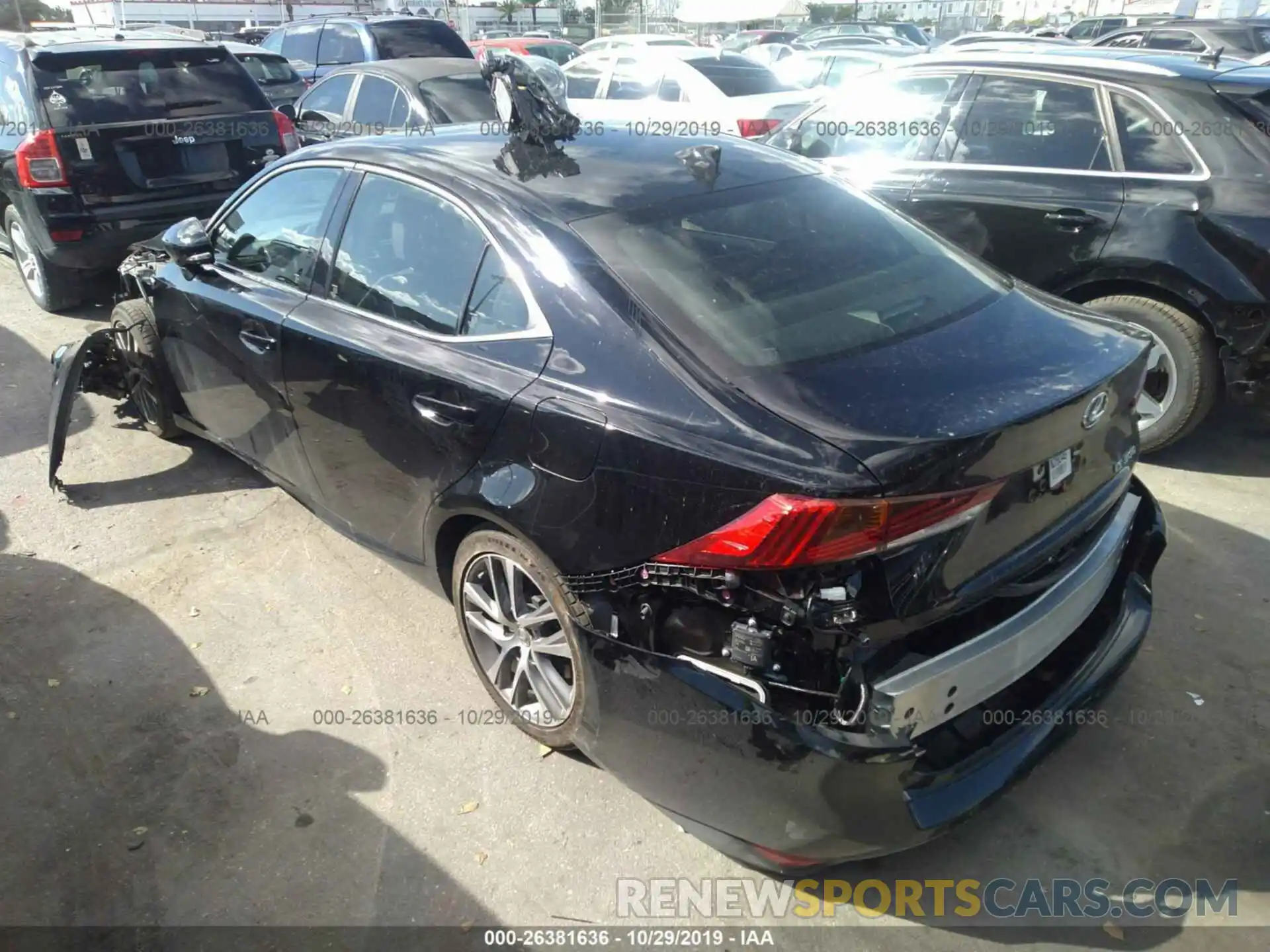 3 Фотография поврежденного автомобиля JTHBA1D25K5098664 LEXUS IS 2019