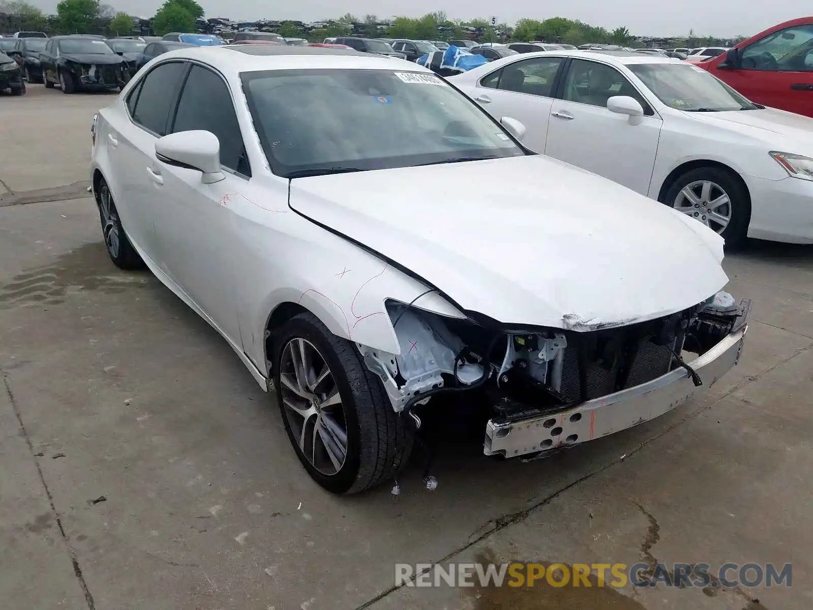 1 Photograph of a damaged car JTHBA1D25K5098728 LEXUS IS 2019