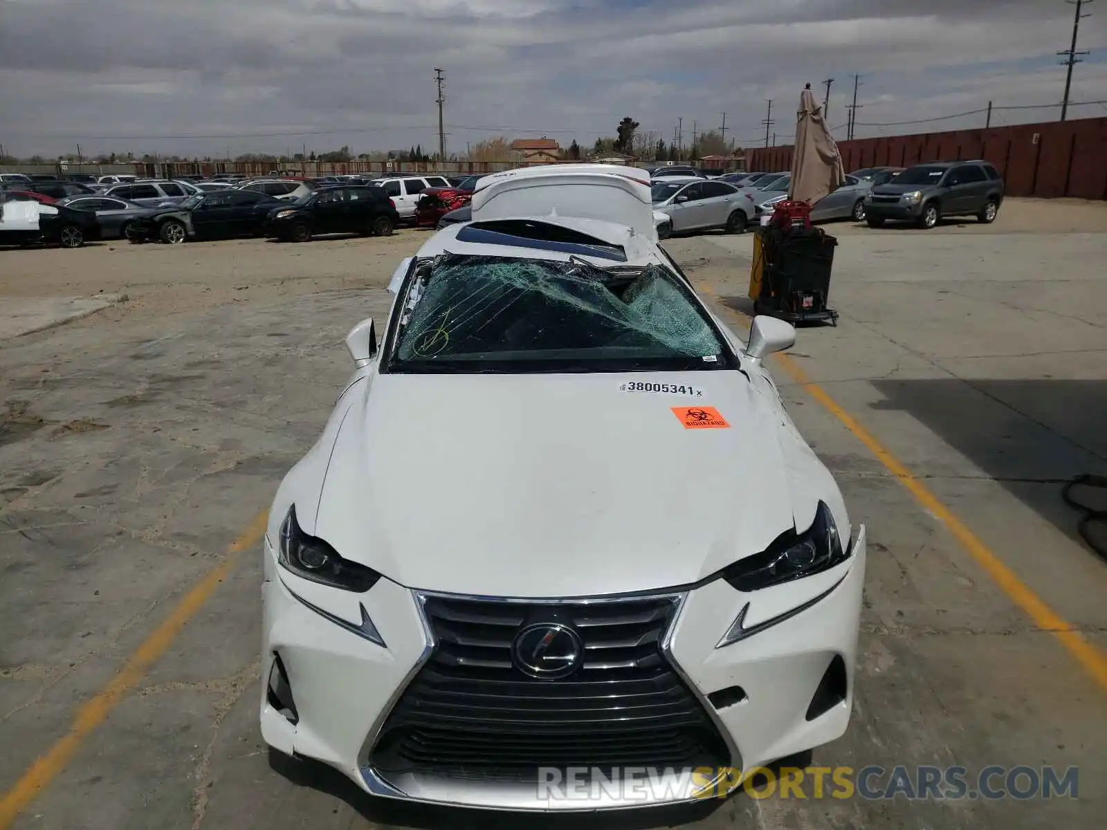 9 Фотография поврежденного автомобиля JTHBA1D25K5099569 LEXUS IS 2019