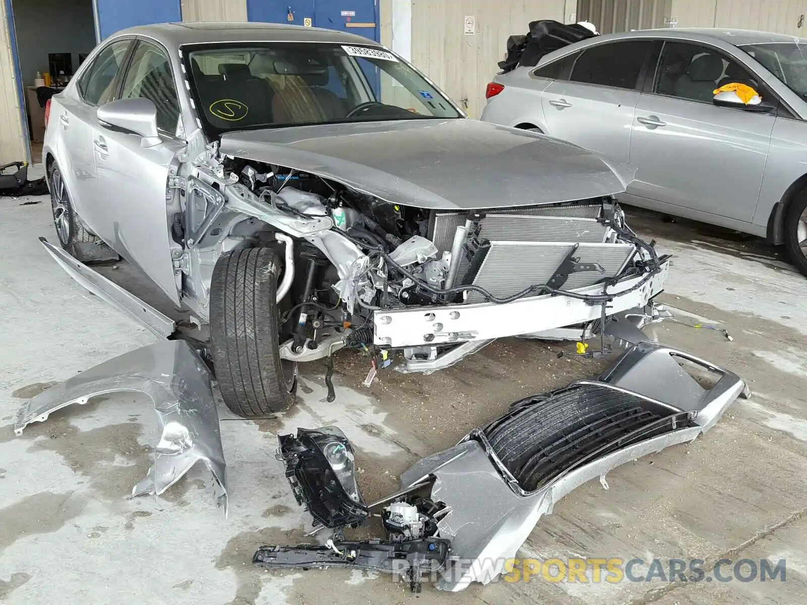 1 Photograph of a damaged car JTHBA1D26K5084367 LEXUS IS 2019