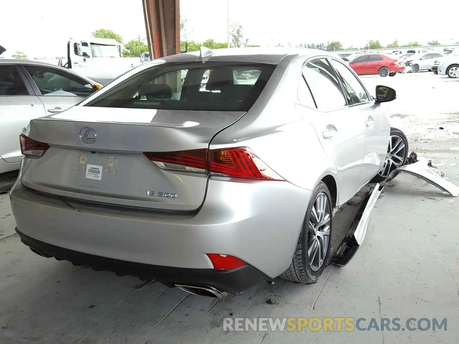 4 Photograph of a damaged car JTHBA1D26K5084367 LEXUS IS 2019