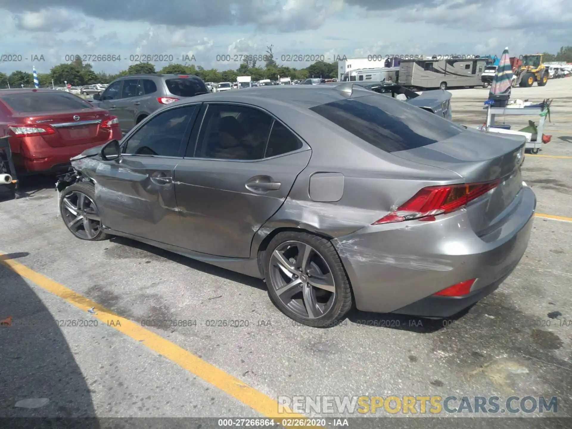 3 Photograph of a damaged car JTHBA1D26K5085812 LEXUS IS 2019