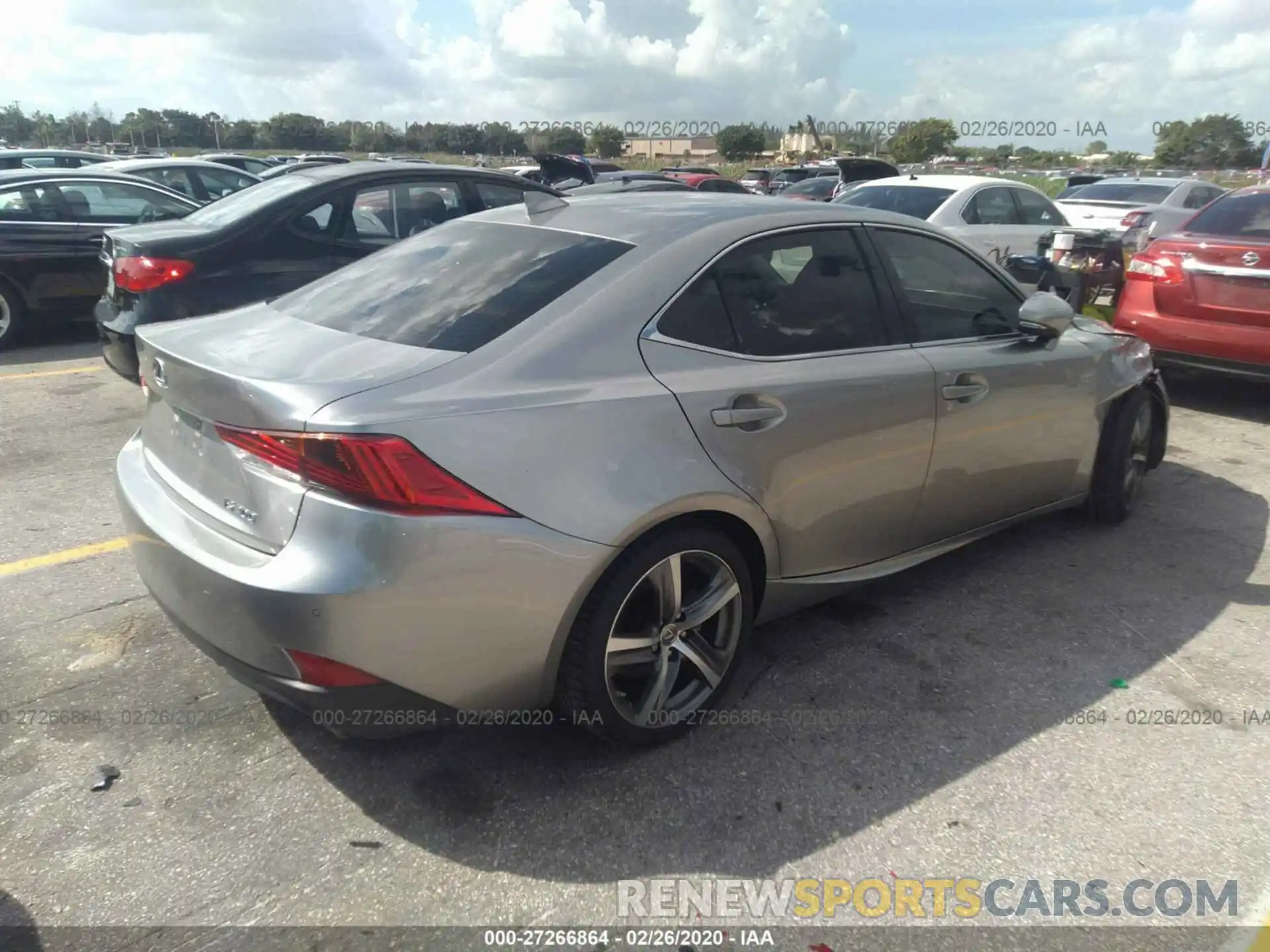 4 Photograph of a damaged car JTHBA1D26K5085812 LEXUS IS 2019