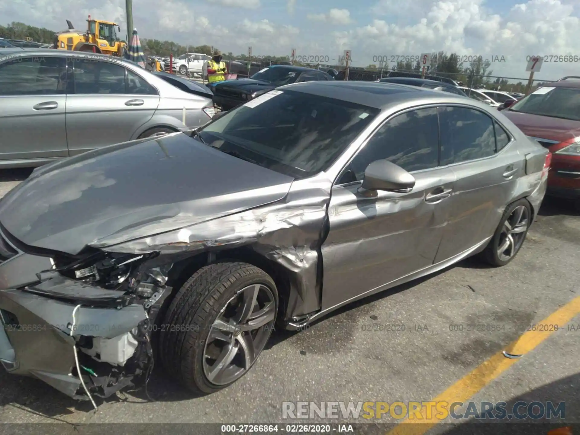 6 Photograph of a damaged car JTHBA1D26K5085812 LEXUS IS 2019