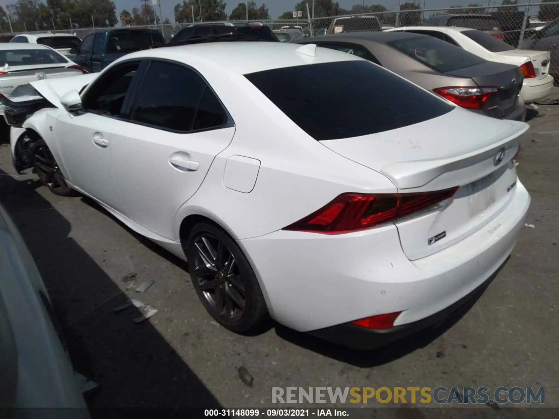 3 Photograph of a damaged car JTHBA1D26K5086393 LEXUS IS 2019