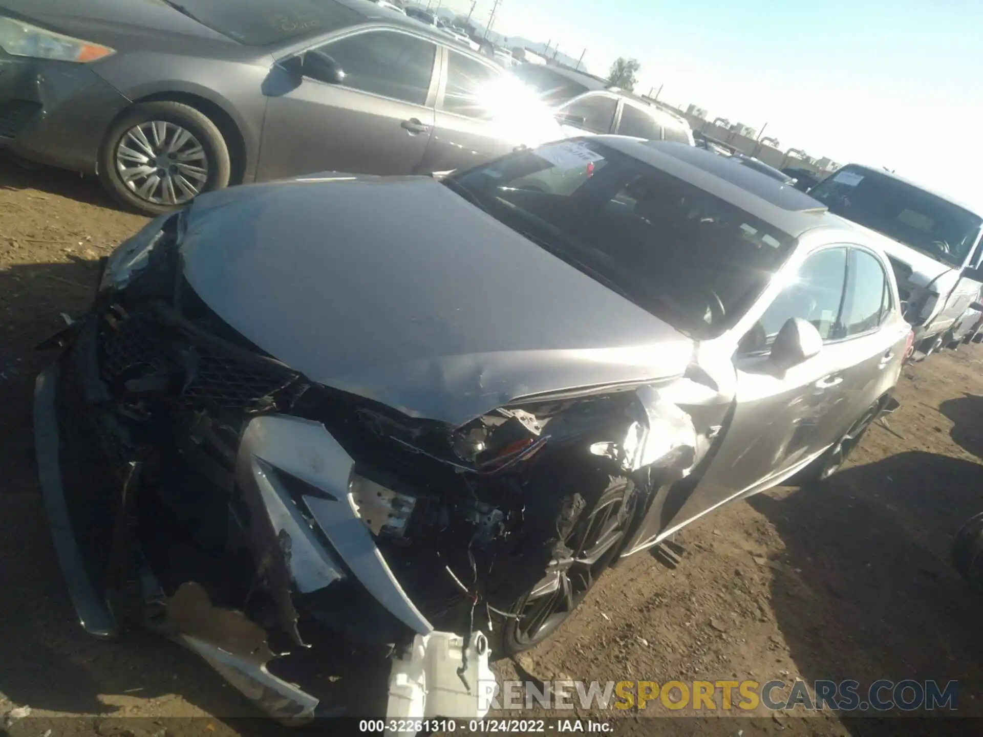 1 Photograph of a damaged car JTHBA1D26K5087298 LEXUS IS 2019