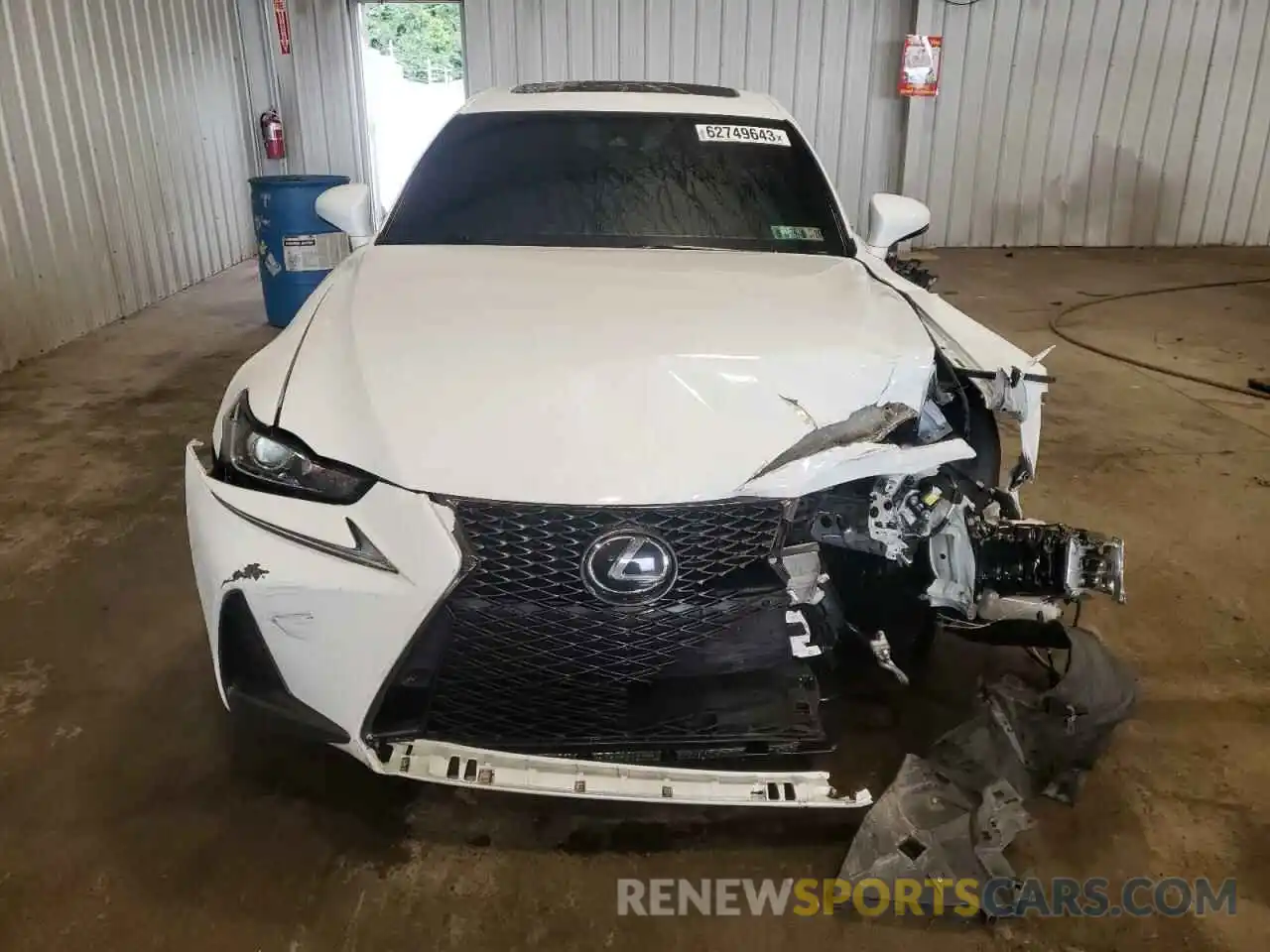 5 Photograph of a damaged car JTHBA1D26K5087804 LEXUS IS 2019