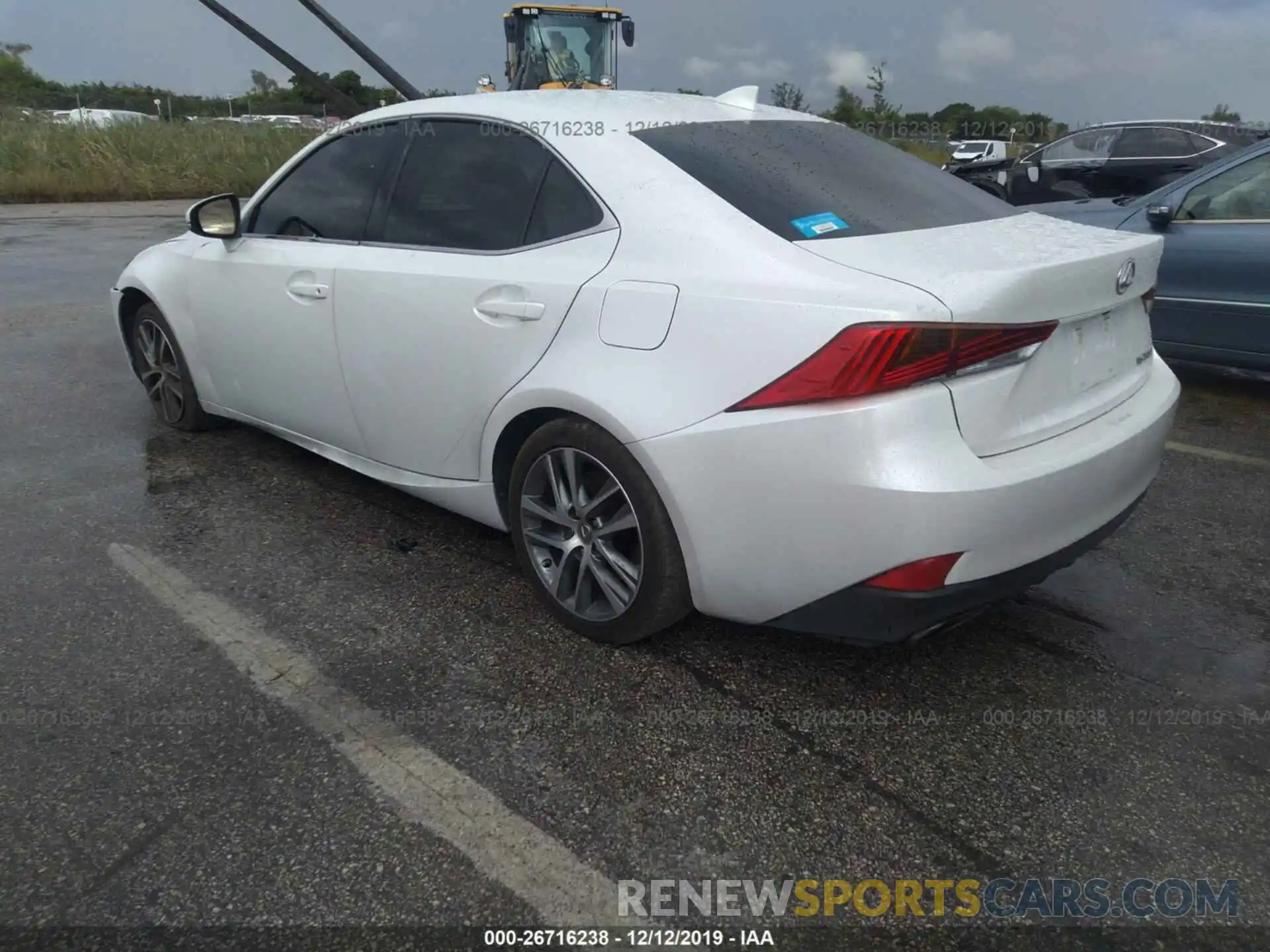 3 Photograph of a damaged car JTHBA1D26K5087835 LEXUS IS 2019