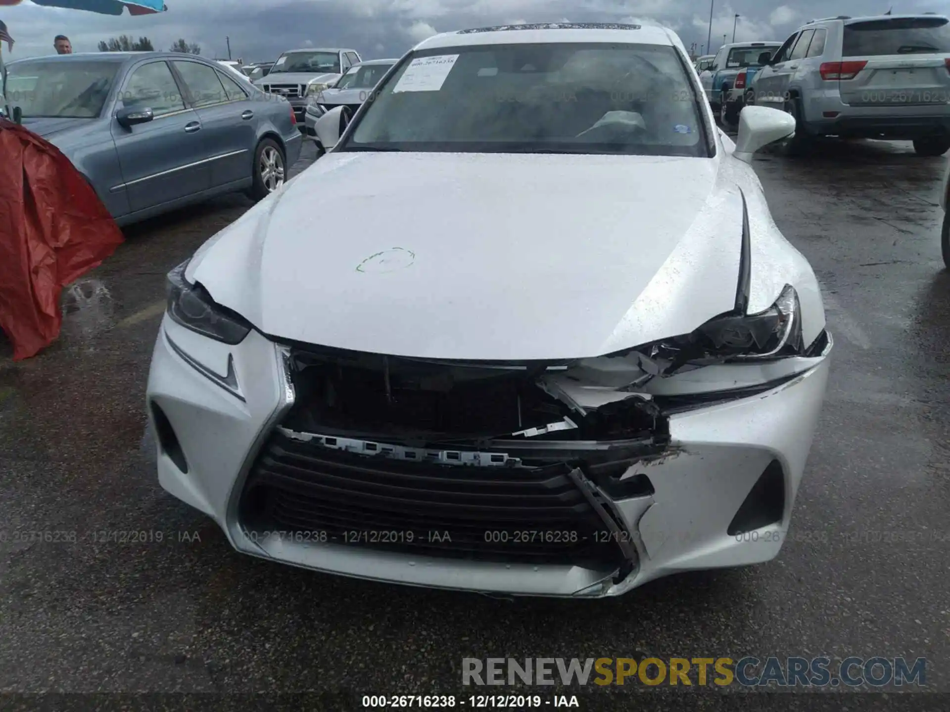 6 Photograph of a damaged car JTHBA1D26K5087835 LEXUS IS 2019