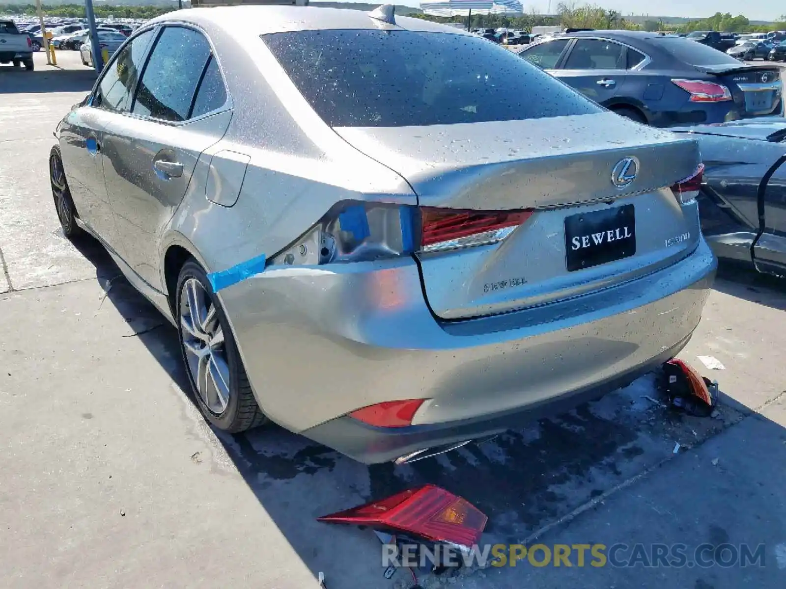 3 Photograph of a damaged car JTHBA1D26K5088063 LEXUS IS 2019