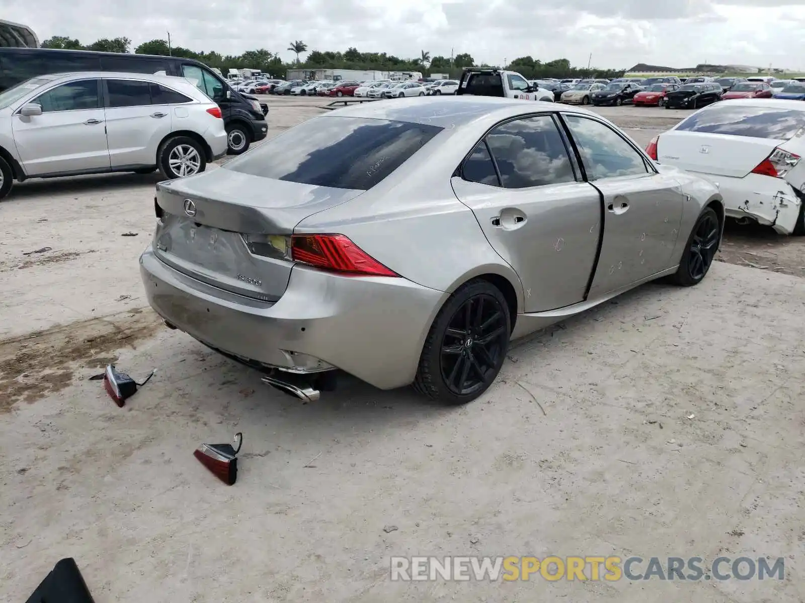 4 Photograph of a damaged car JTHBA1D26K5088144 LEXUS IS 2019