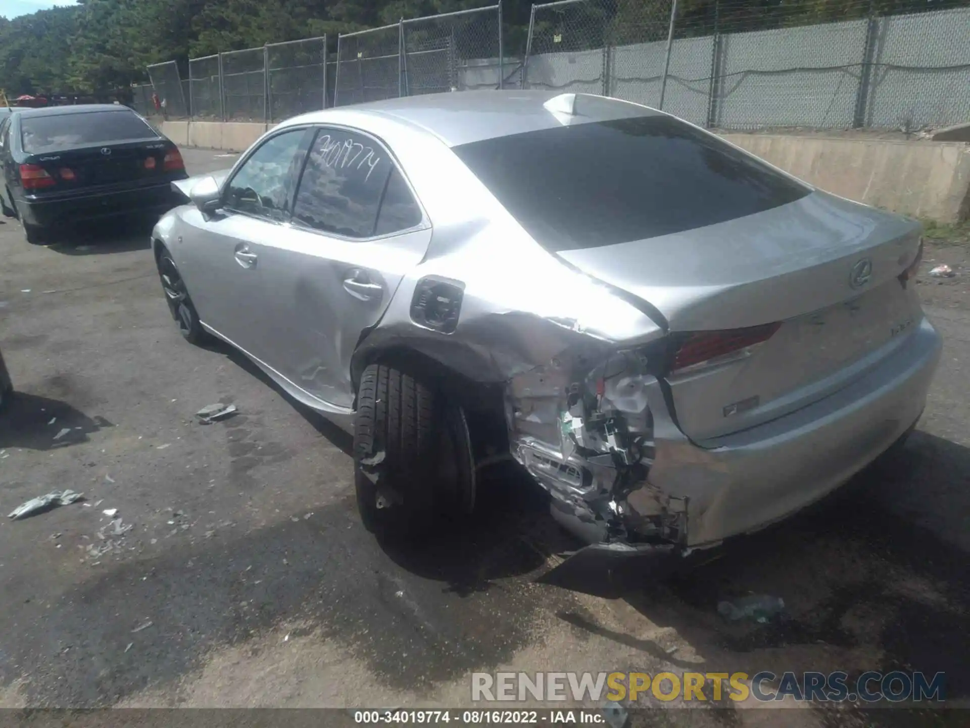 3 Photograph of a damaged car JTHBA1D26K5090699 LEXUS IS 2019