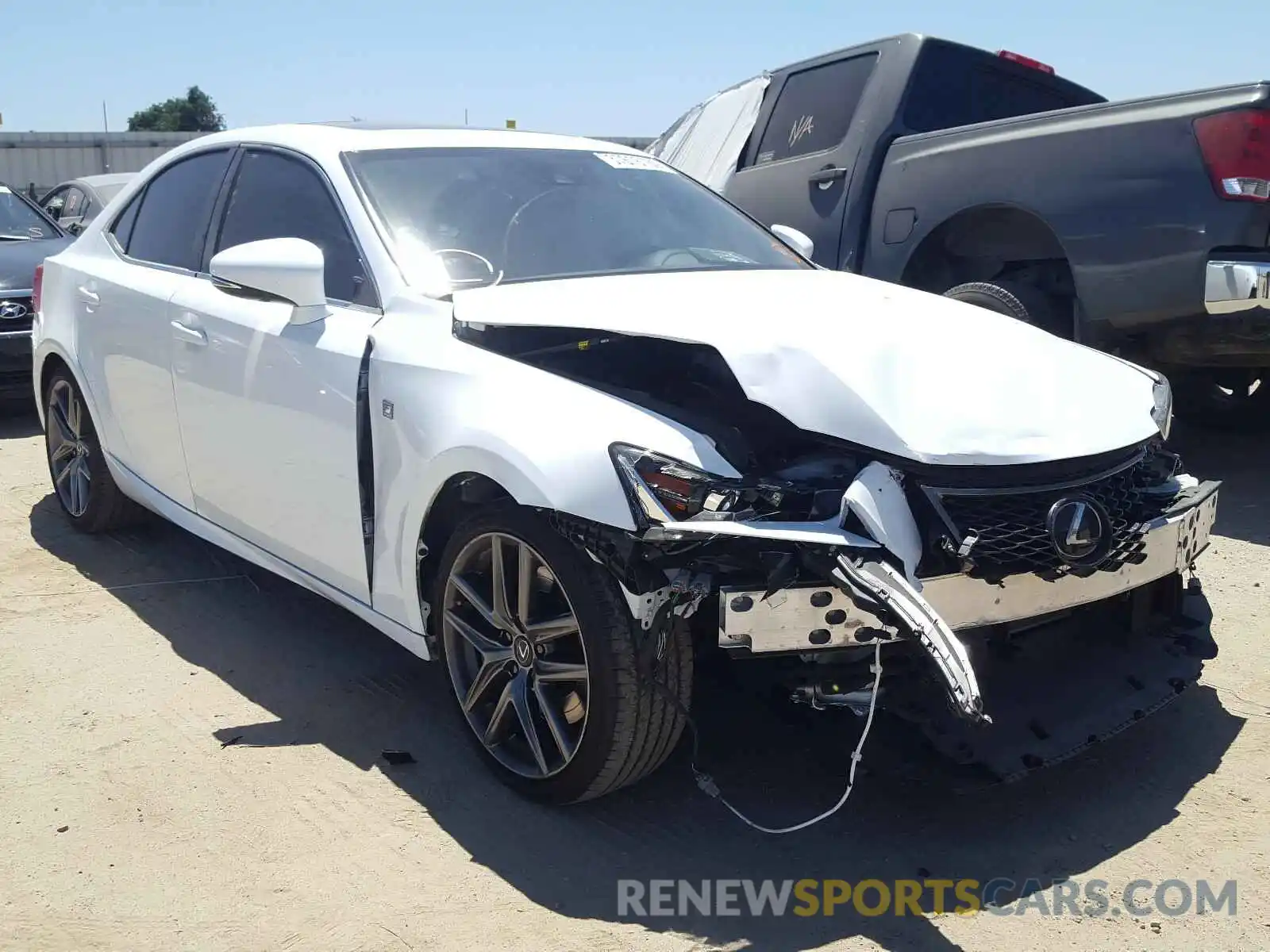 1 Photograph of a damaged car JTHBA1D26K5091917 LEXUS IS 2019