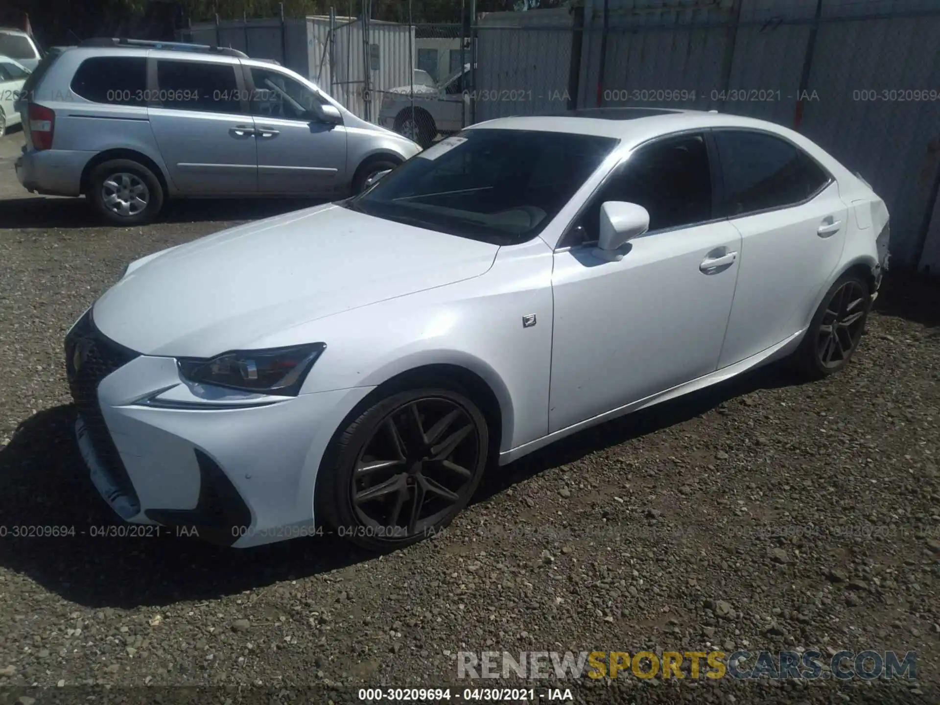 2 Photograph of a damaged car JTHBA1D26K5092047 LEXUS IS 2019