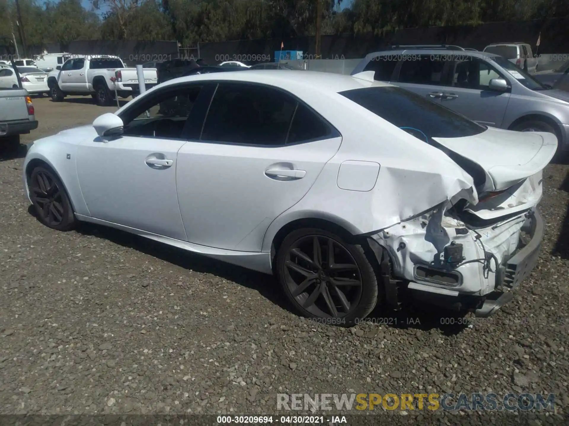 3 Photograph of a damaged car JTHBA1D26K5092047 LEXUS IS 2019