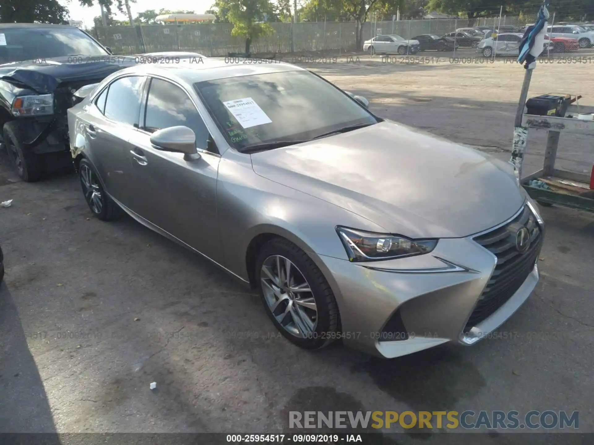 1 Photograph of a damaged car JTHBA1D26K5092632 LEXUS IS 2019