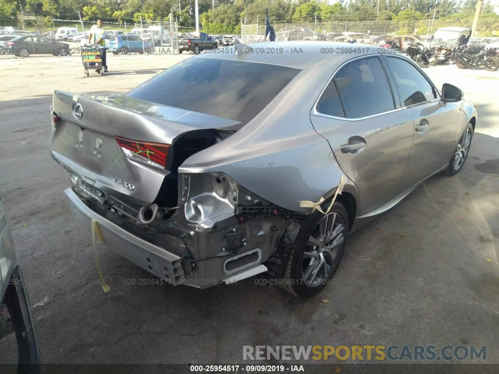 4 Photograph of a damaged car JTHBA1D26K5092632 LEXUS IS 2019