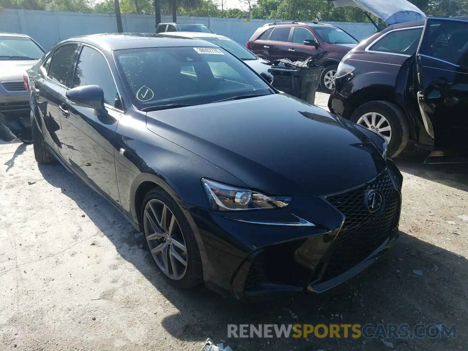 1 Photograph of a damaged car JTHBA1D26K5093117 LEXUS IS 2019