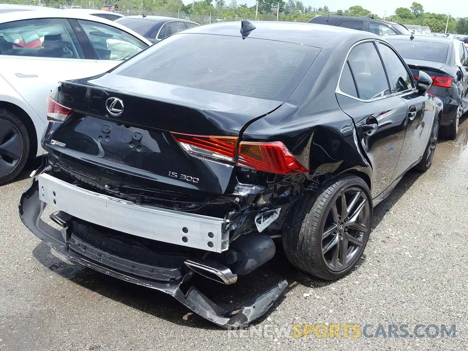 4 Photograph of a damaged car JTHBA1D26K5093117 LEXUS IS 2019