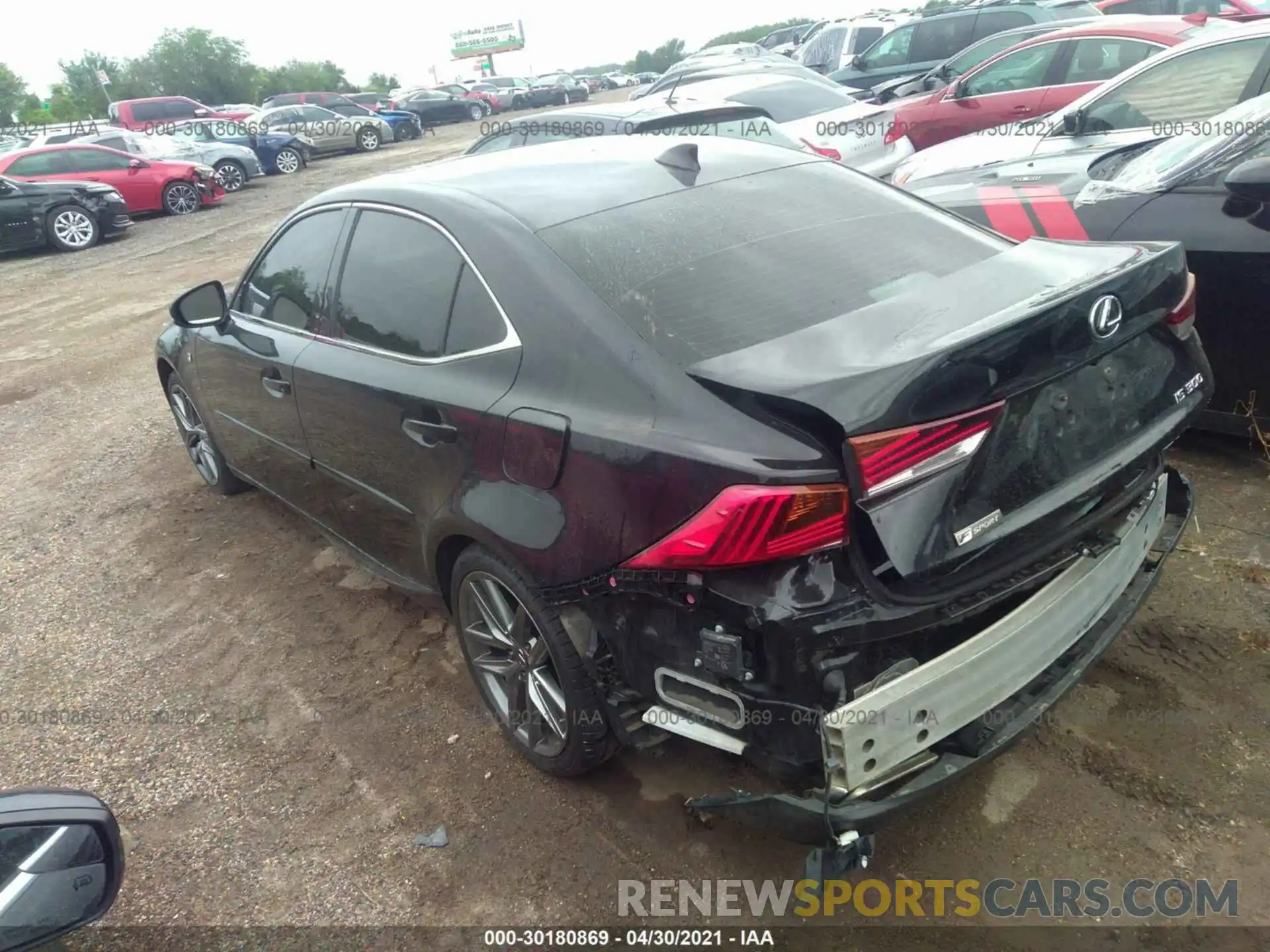 3 Photograph of a damaged car JTHBA1D26K5096888 LEXUS IS 2019